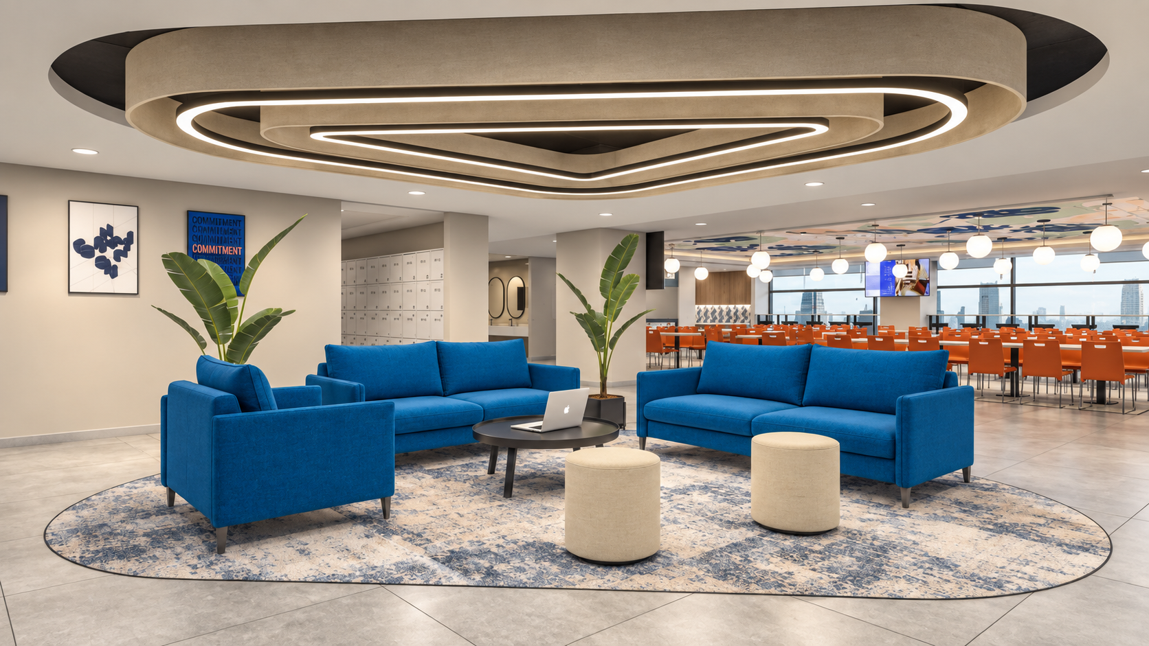 Corporate interior project by Pinakiin Designs