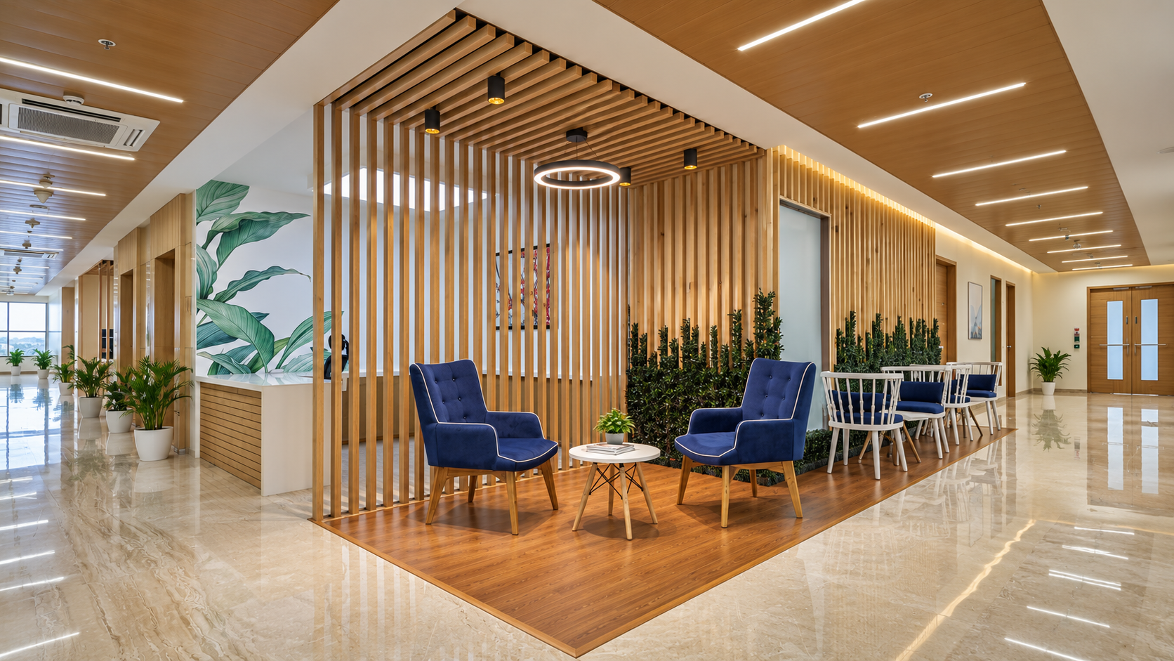 Informal collaboration space at Fujitsu