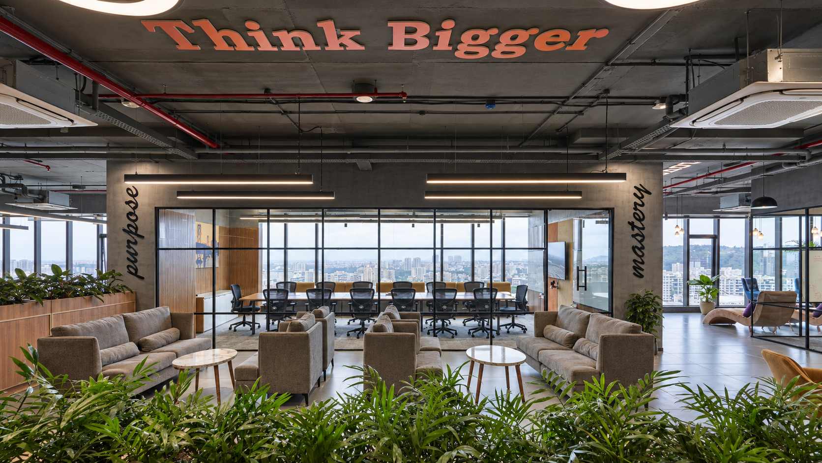 A completed workplace delivery by Pinakiin Designs